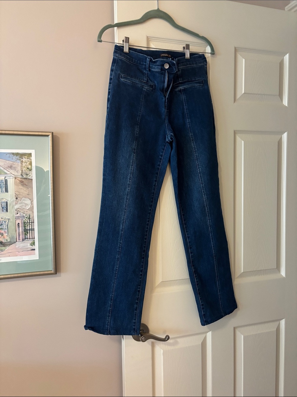 High-Rise Dark Blue Women's Jeans EUC